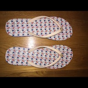 Brand new Tory Burch flip flops!